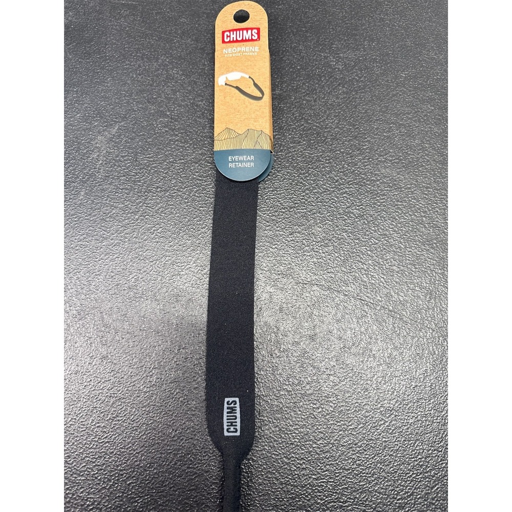 Chums Neoprene Standard Eyewear Ends, Black - One Size
